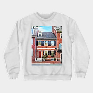 Philadelphia PA - Charming Philadelphia Street Crewneck Sweatshirt